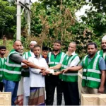 বাঘাইছড়িতে অগ্নিকাণ্ডে ক্ষতিগ্রস্ত পরিবারের পাশে আহলে সুন্নাত ওয়াল জামাত
