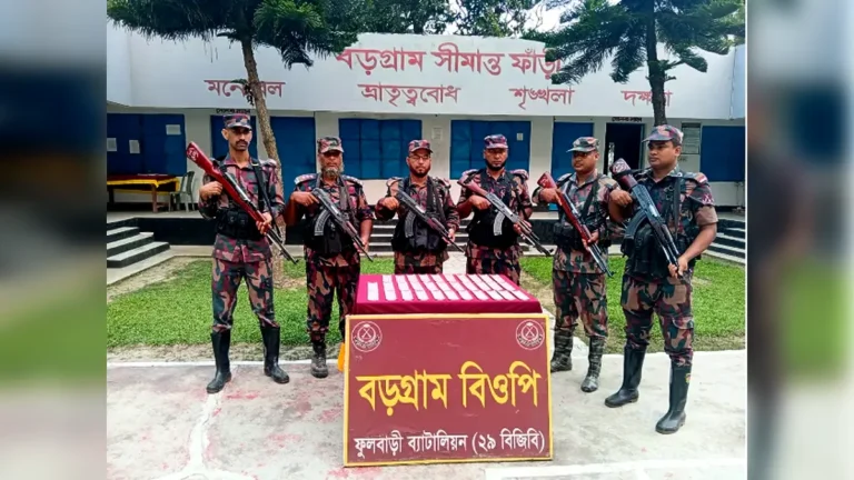 বিজিবি কর্তৃক বিপুল পরিমানে নেশা জাতীয় ট্যাবলেড উদ্ধার।