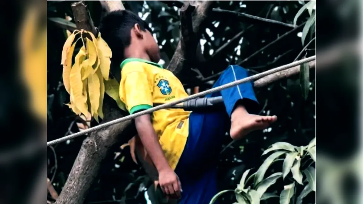 ব্রাজিল পতাকা টাঙাতে গিয়ে বিদ্যুৎপৃষ্ঠ হয়ে না ফেরার দেশে চলে গেলো শিশু