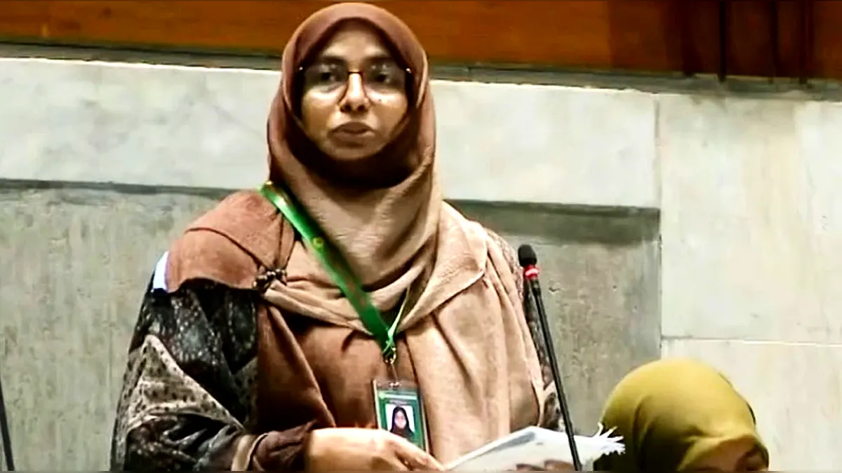জুলাই যোদ্ধাদের রাজনৈতিক সুরক্ষা চান জামায়াতের নারী এমপি