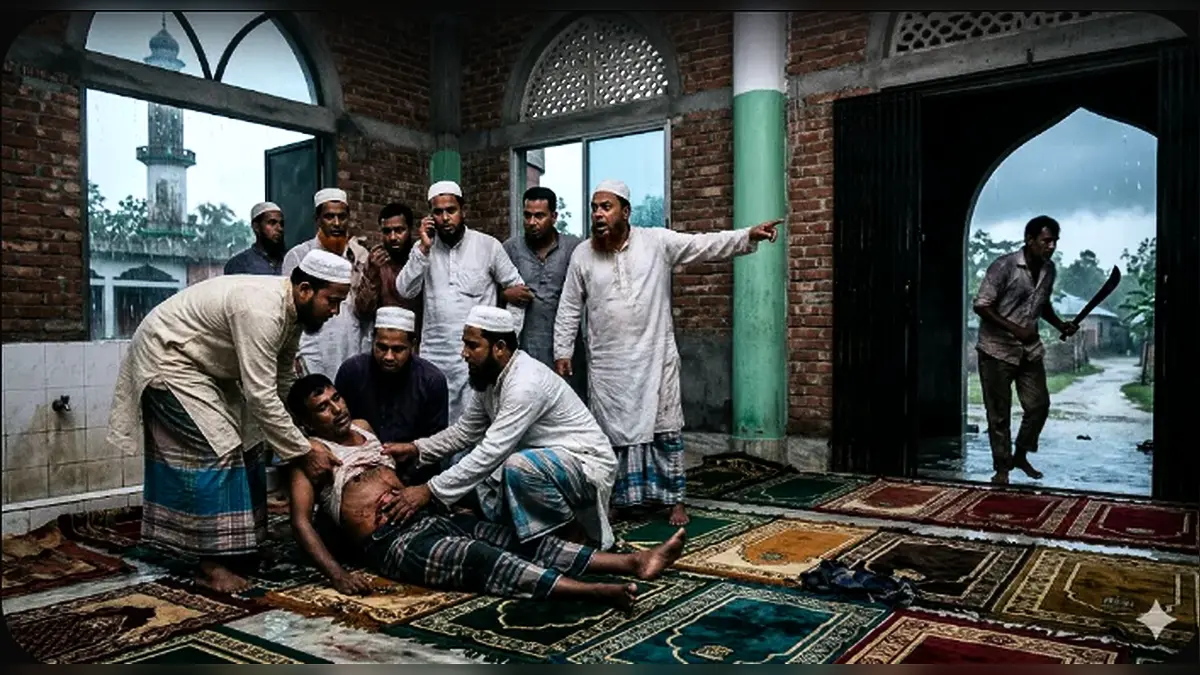 মসজিদে নামাজরত ভাইকে কুপিয়ে হত্যা