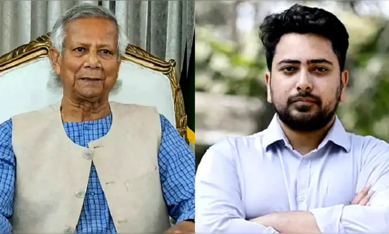 নাহিদ ইসলাম কোনো ব্যক্তি নন, একটি ইতিহাস: ড. ইউনূস