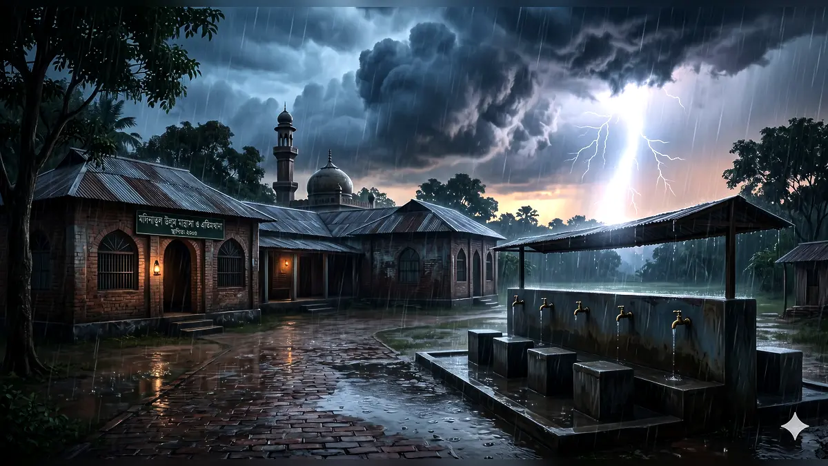 অযুর সময় বজ্রপাতে মাদ্রাসার ৩ ছাত্রের মৃত্যু, আহত ১