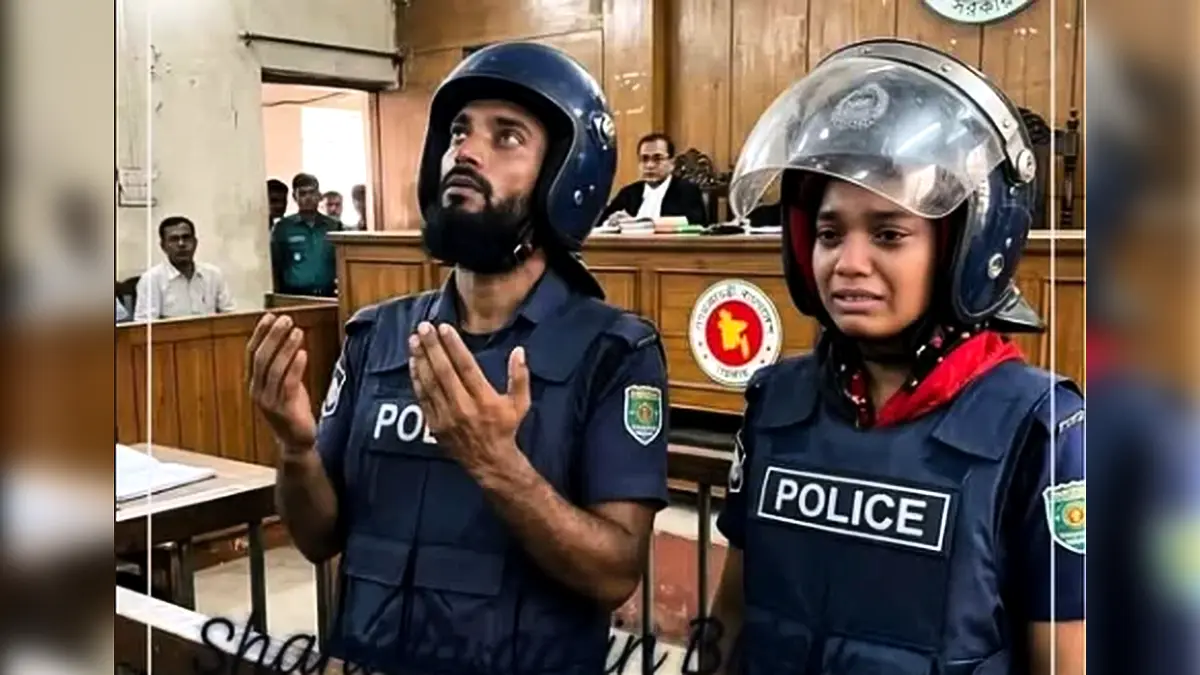 রায় পড়ার সময় কাঠগড়ায় দাঁড়িয়ে সোহেল দোয়া পড়ছিল