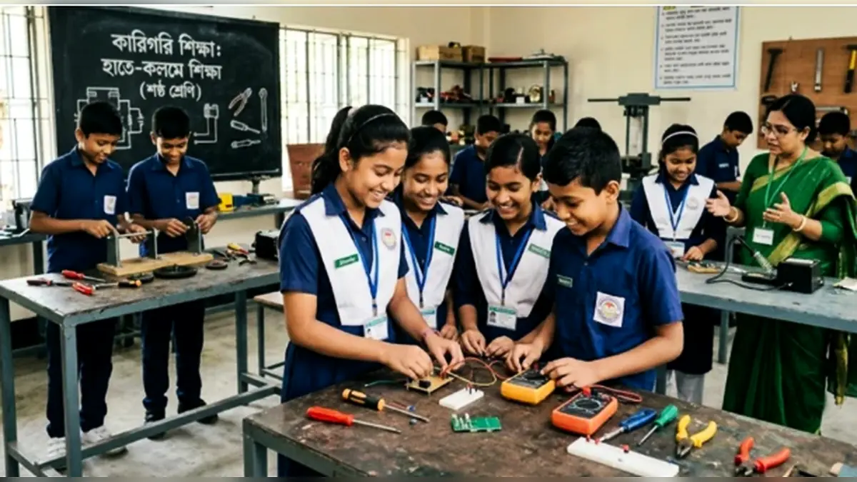 ষষ্ঠ শ্রেণি থেকে বাধ্যতামূলক হচ্ছে কারিগরি শিক্ষা