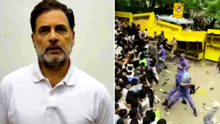 ককরোচ জনতা পার্টির আন্দোলনে সহিংসতা, রাহুল গান্ধীর বার্তা