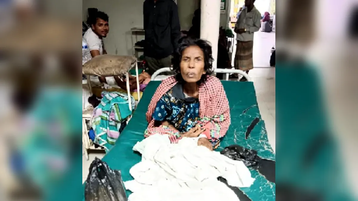 পরিচয়হীন বৃদ্ধার চিকিৎসায় এগিয়ে এলেন ইউএনও পান্না আক্তার