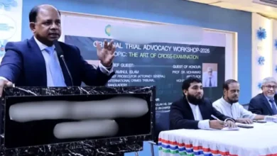 আইনের বইয়ের পাশাপাশি মামলার খুঁটিনাটিও জানতে হবে: চিফ প্রসিকিউটর