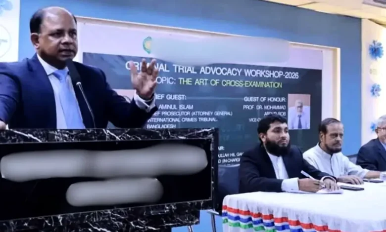 আইনের বইয়ের পাশাপাশি মামলার খুঁটিনাটিও জানতে হবে: চিফ প্রসিকিউটর