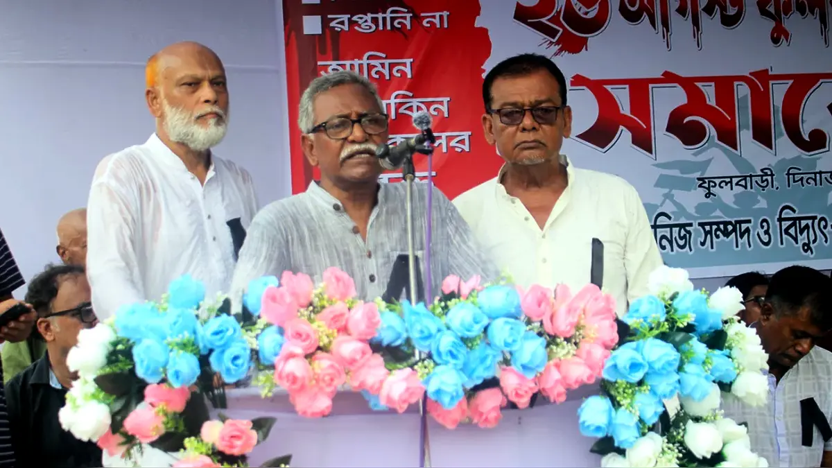 ফুলবাড়ীর দিকে তাকালেই তারা কয়লা ছাড়া কিছুই দেখে না: অধ্যাপক আনু মুহাম্মদ