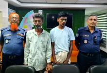 আশুগঞ্জে মাদক সেবনের দায়ে দুইজনের কারাদণ্ড
