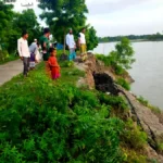 বেতনা নদীর বেড়িবাঁধে ভয়াবহ ভাঙন, ঝুঁকিতে তিন ইউনিয়ন