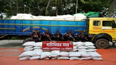 বিজয়নগরে ট্রাকভর্তি অবৈধ সার আটক, উদ্ধার ২৪ টন