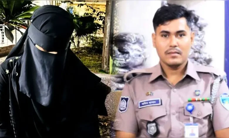 নদীতে ঝাঁপ দেওয়া নারীকে জীবন বাজি রেখে বাঁচালেন পুলিশ কনস্টেবল অমিত হাসান