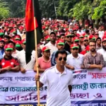 রাষ্ট্রপতি ও বিএনপির ভারপ্রাপ্ত মহাসচিবকে স্বাগত জানিয়ে ঢাবিতে ছাত্রদলের মিছিল