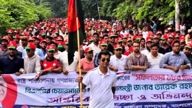 রাষ্ট্রপতি ও বিএনপির ভারপ্রাপ্ত মহাসচিবকে স্বাগত জানিয়ে ঢাবিতে ছাত্রদলের মিছিল