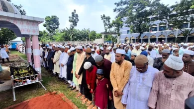 দৈনিক দৃষ্টিপাত সম্পাদক জি এম নূর ইসলামের দাফন সম্পন্ন