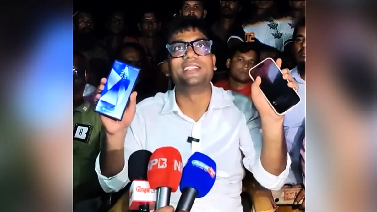 দুই ফোনেই চার্জ আছে, মানে বিদ্যুতের ঘাটতি কম: যুবদল নেতা নয়ন