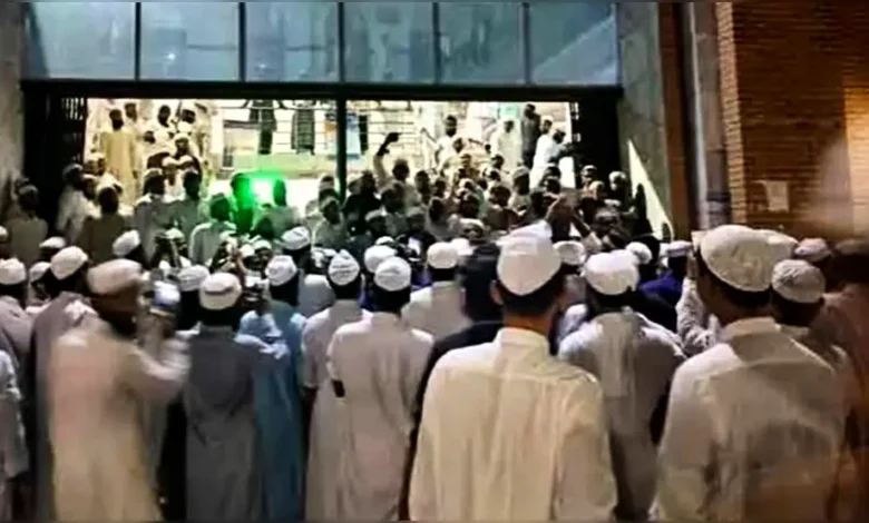 হাসনাতের বক্তব্যের প্রতিবাদে ব্রাহ্মণবাড়িয়ায় মাদরাসাছাত্রদের বিক্ষোভ