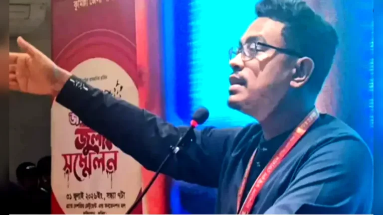 জুলাইয়ের সঙ্গে গাদ্দারি করলে বাংলাদেশ কাউকে ছাড় দেবে না: সাদিক কায়েম