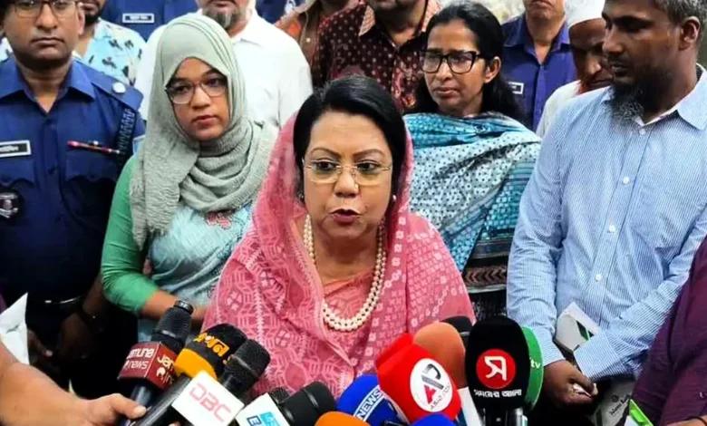 খাদ্যমন্ত্রী রিতা: জরুরি পরিস্থিতিতে দেশে খাদ্যের ঘাটতি হবে না