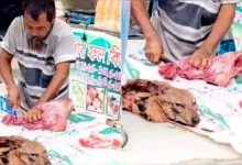 প্রকাশ্যে শিয়ালের মাংস বিক্রি, প্রমাণের জন্য পাশে রেখেছিল কাটা মাথা