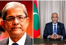 রাষ্ট্রপতি মির্জা ফখরুলকে মালদ্বীপের রাষ্ট্রপতির অভিনন্দন