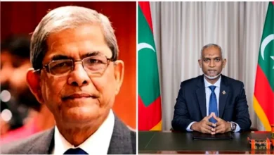 রাষ্ট্রপতি মির্জা ফখরুলকে মালদ্বীপের রাষ্ট্রপতির অভিনন্দন
