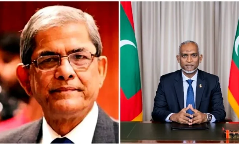 রাষ্ট্রপতি মির্জা ফখরুলকে মালদ্বীপের রাষ্ট্রপতির অভিনন্দন