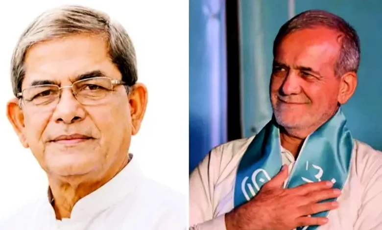 রাষ্ট্রপতি মির্জা ফখরুলকে ইরানের প্রেসিডেন্টের অভিনন্দন, সম্পর্ক গভীরে প্রস্তুত