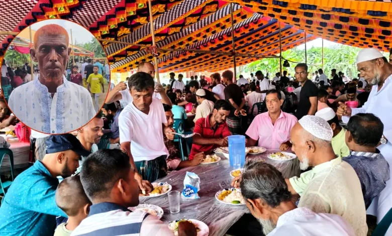মৃত্যুর আগেই চল্লিশা, ৫ হাজার মানুষকে খাওয়ালেন দম্পতি