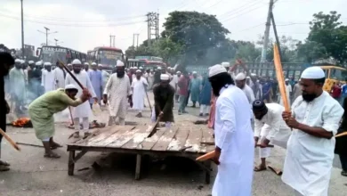 ইসলামী যুব আন্দোলনের নেতার হত্যার প্রতিবাদে মহাসড়ক অবরোধ, তীব্র যানজট