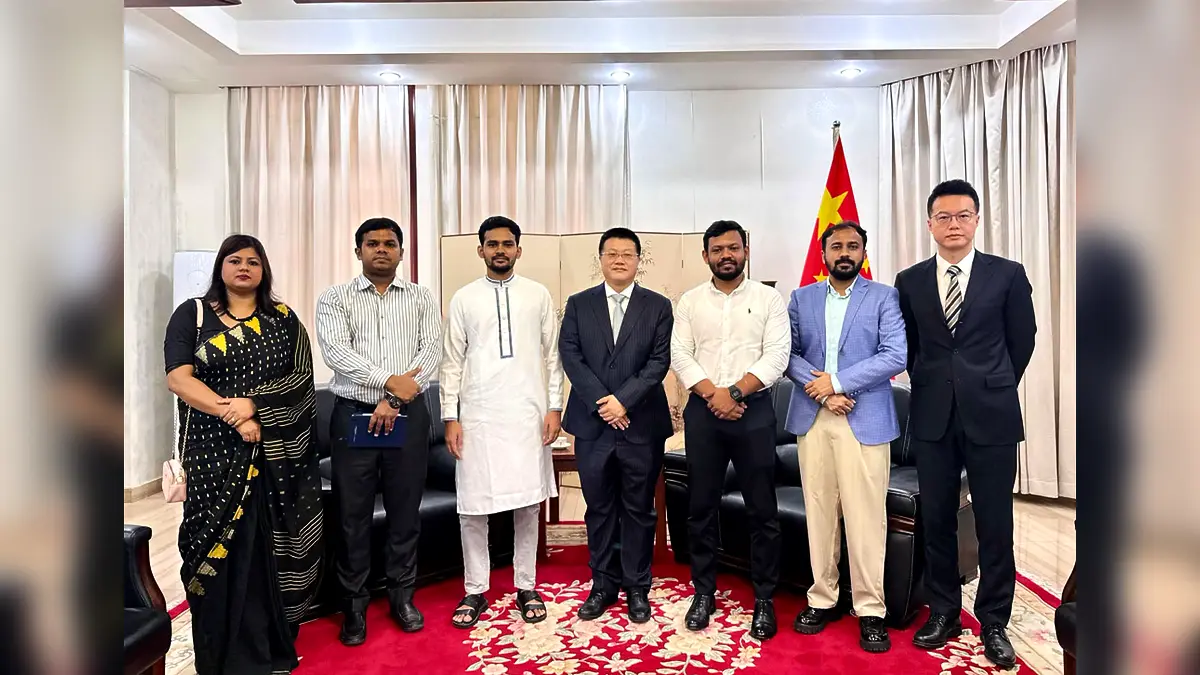চীনা রাষ্ট্রদূতের সঙ্গে এনসিপির প্রতিনিধি দলের সাক্ষাৎ