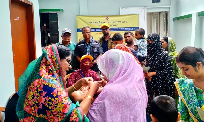 নিকুঞ্জে কলেরা প্রতিরোধের ডাক: জাহিদ ইকবাল চত্বরে ১২ দিনের টিকাদান উৎসব