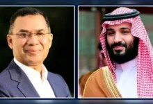 সৌদি যুবরাজকে প্রধানমন্ত্রী তারেক রহমানের চিঠি