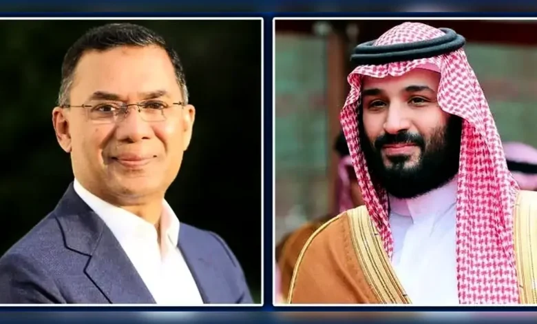 সৌদি যুবরাজকে প্রধানমন্ত্রী তারেক রহমানের চিঠি