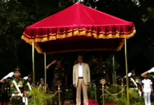 রাষ্ট্রপতি মির্জা ফখরুল ইসলাম আলমগীরকে বঙ্গভবনে গার্ড অব অনার প্রদান