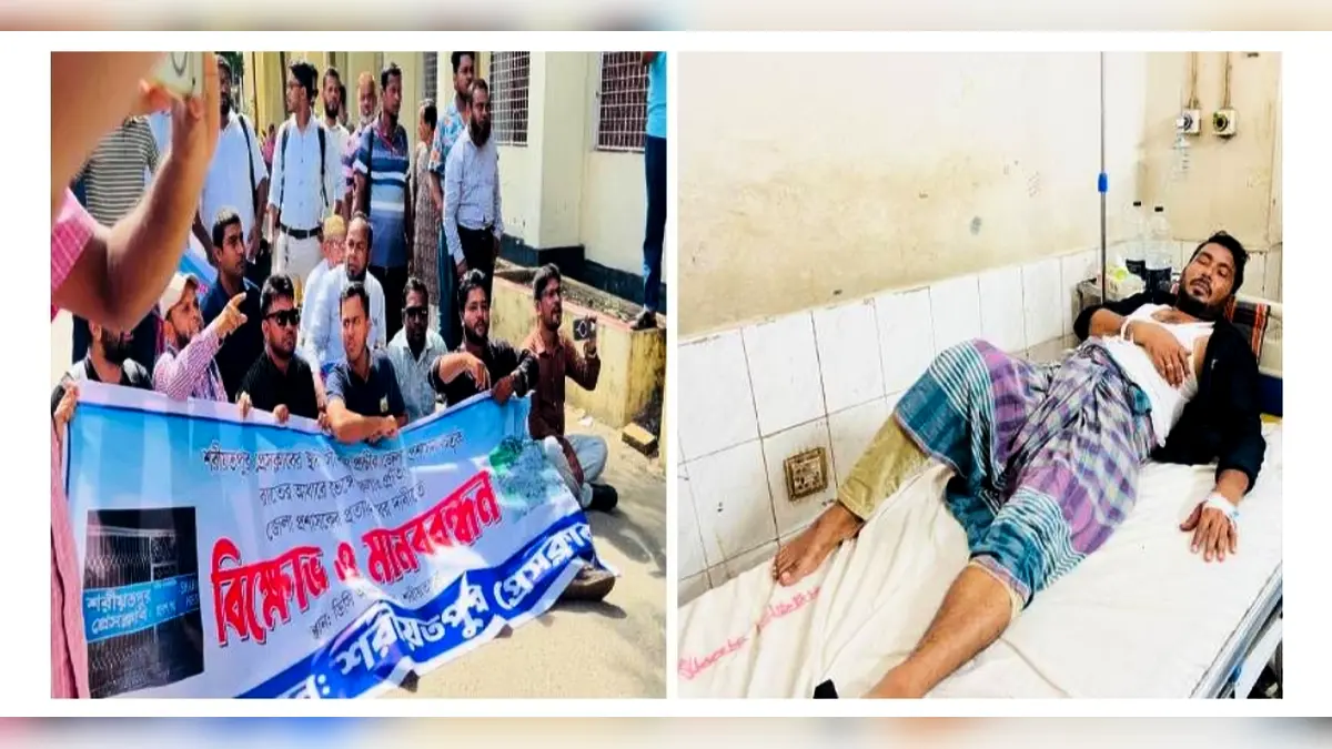 নোটিশ ছাড়াই প্রেসক্লাবের সীমানাপ্রাচীর গুড়িয়ে দিলো প্রশাসন,ডিসির গাড়ি আটকে সাংবাদিকদের বিক্ষোভ