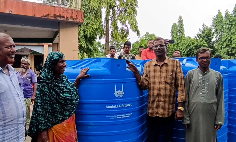 শ্যামনগরে ৩১৭ পরিবারকে বৃষ্টির পানি সংরক্ষণ ট্যাংক দিচ্ছে ইসলামিক রিলিফ