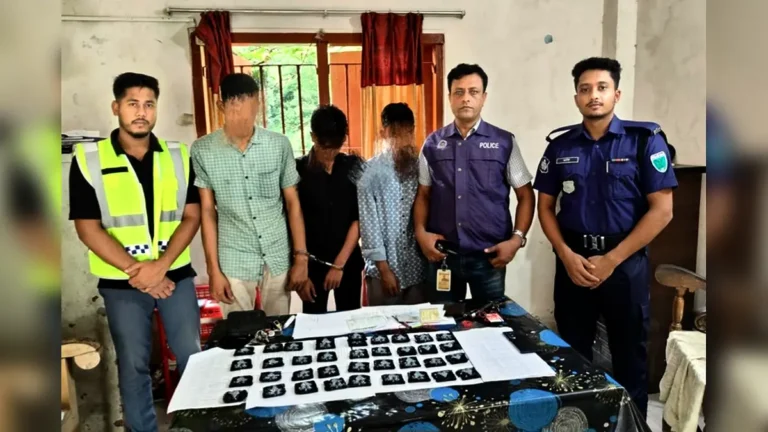 সিলেটে ২২লাখ ৫০হাজার টাকার ইয়াবাসহ আটক ৩