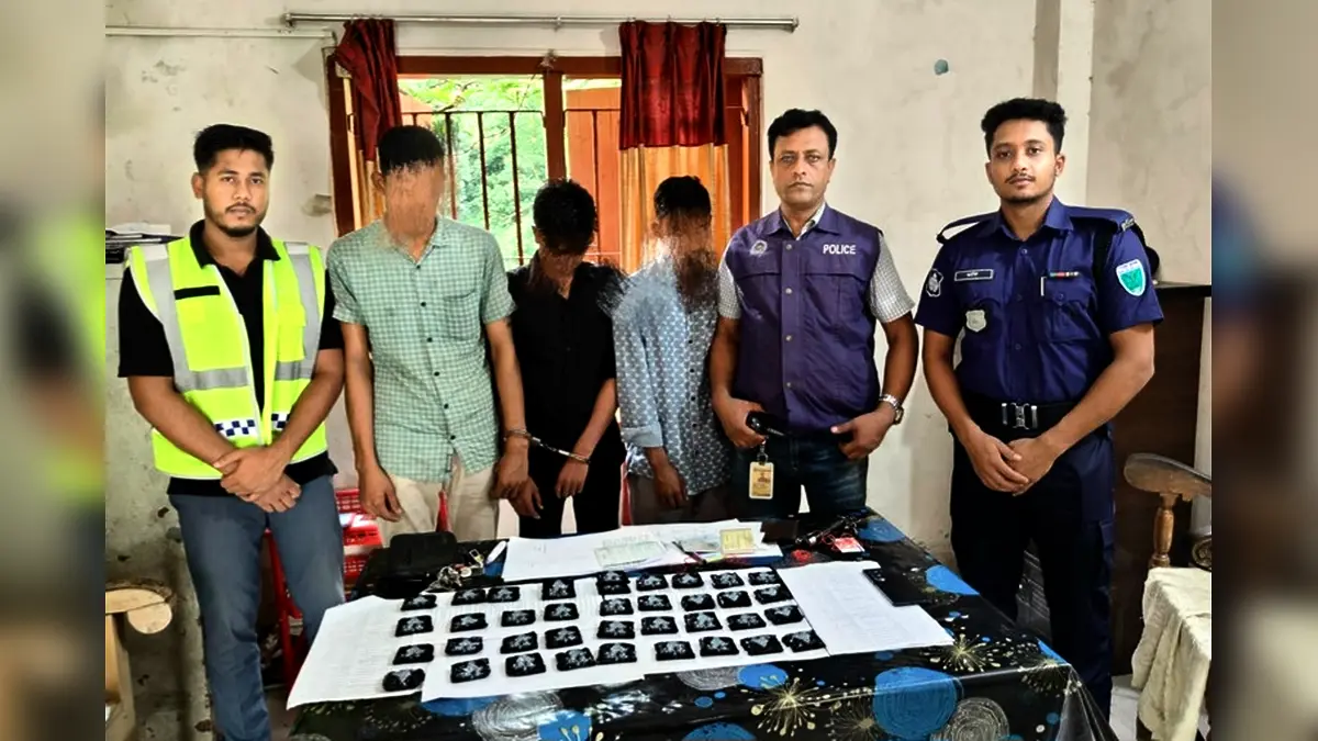 সিলেটে ২২লাখ ৫০হাজার টাকার ইয়াবাসহ আটক ৩
