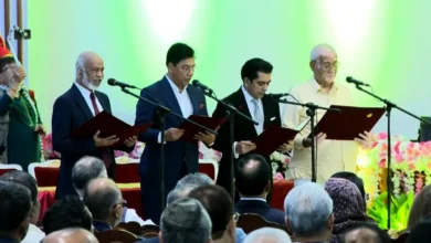 শপথ নিলেন নতুন ৪ মন্ত্রী ও ২ প্রতিমন্ত্রী