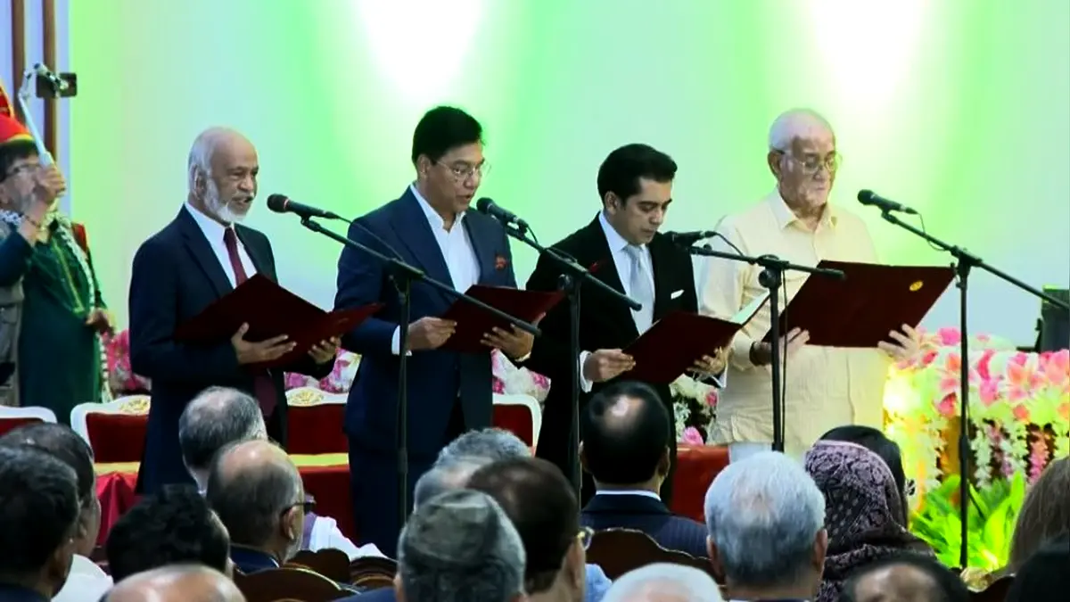 শপথ নিলেন নতুন ৪ মন্ত্রী ও ২ প্রতিমন্ত্রী