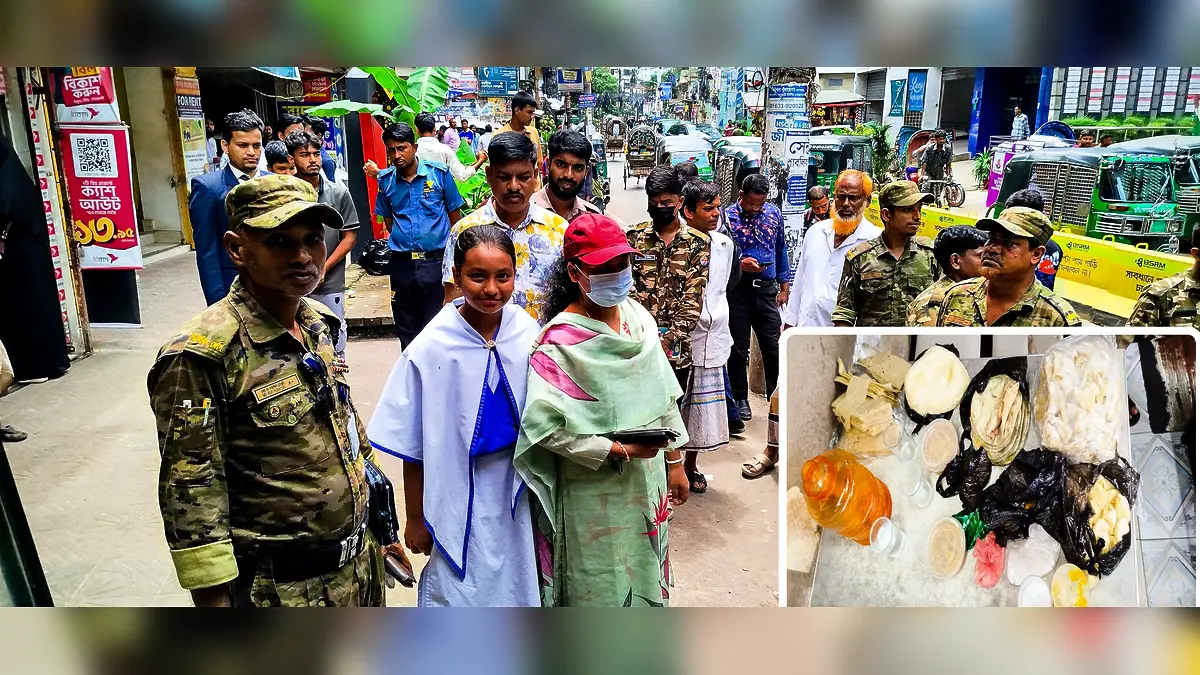 মেহেদিবাগে সিটি করপোরেশনের অভিযান: ২ হোটেলকে ৪০ হাজার টাকা জরিমানা