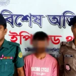 চট্টগ্রামের ইপিজেডে পুলিশের জালে ৮ মামলার আসামি কুখ্যাত চাঁদাবাজ রাকিব