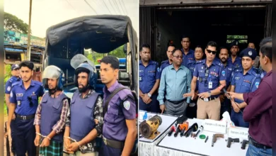 হাটহাজারীতে সিএনজি ওয়ার্কশপের আড়ালে অস্ত্র কারখানা: গ্রেপ্তার ২