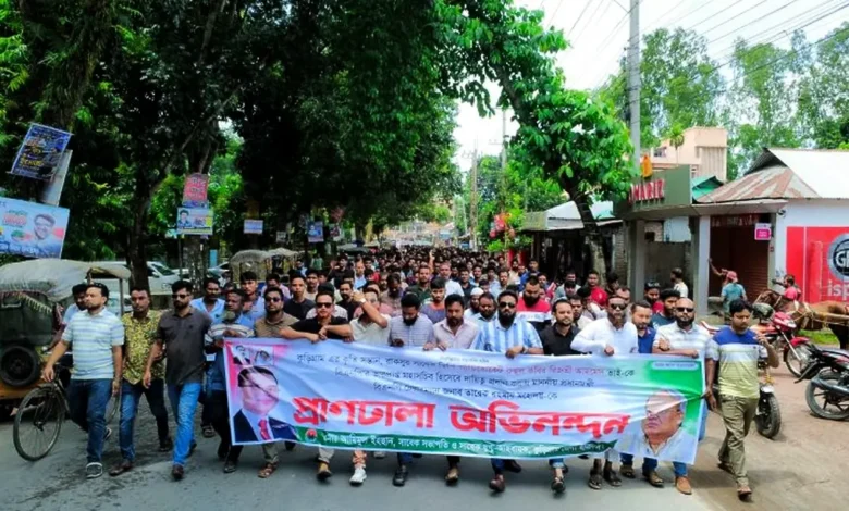 রিজভী ভারপ্রাপ্ত মহাসচিব: কুড়িগ্রামে যুবদলের আনন্দ মিছিল